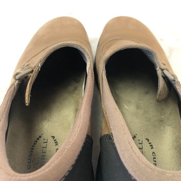 Merrell Women's Topo Twist Stone Suede Leather Slip On Loafer Shoe Size 8 - Picture 10 of 12